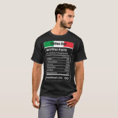 パパイタリアン栄養事実父の日のギフトダッド Tシャツ (正面フル)