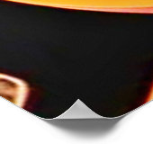 パパイヤと離れパッズフレッシュパターン ポスター (角)