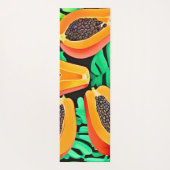 パパイヤと離れパッズフレッシュパターン ヨガマット (裏面)