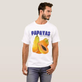 パパイヤのジューシーなセレクション Tシャツ (正面フル)