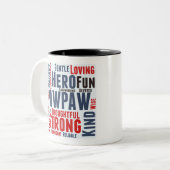 パパイヤの父の日 ツートーンマグカップ (正面左)