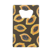 パパイヤの薄切り クレジットカード栓抜き (裏面)