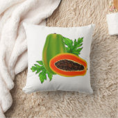 パパイヤの装飾的な枕 クッション (ブランケット)
