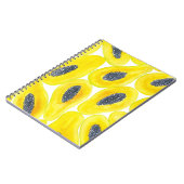 パパイヤは水色を切る ノートブック (左側)