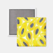 パパイヤは水色を切る マグネット (正面/裏面)