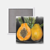 パパイヤゲッコ マグネット (正面/裏面)