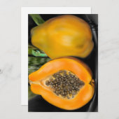 パパイヤゲッコ 招待状 (正面/裏面)