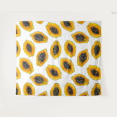 パパイヤスライス タペストリー (正面(横))