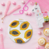 パパイヤスライス ペーパープレート (パーティー)