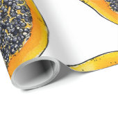 パパイヤスライス ラッピングペーパー (ロールコーナー)