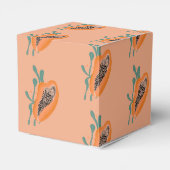 パパイヤトロピカルフルーツサンクス  ブライダルシャワー フェイバーボックス (裏面サイド)