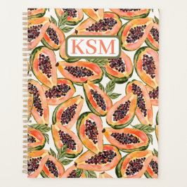 パパイヤフルーツウォーターカラー プランナー手帳