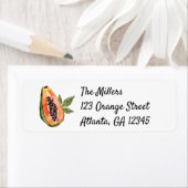 パパイヤフルーツウォーターカラー ラベル (インサイチュ)