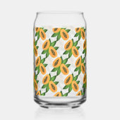 パパイヤフルーツ ガラス缶 (裏面)