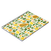 パパイヤレモンピーチマンゴーフルーツエキゾチックな継ぎ目 ノートブック (左側)