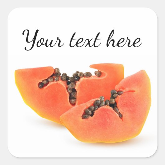 パパイヤ スクエアシール (正面)