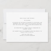 パパイヤ 予定を変更したが待てなかった 案内状 (裏面)