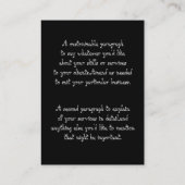 パパイヤ 名刺 (裏面)