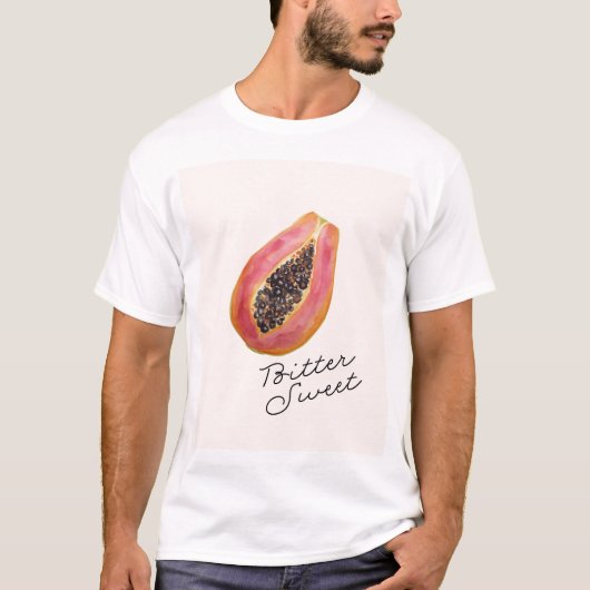 パパイヤ ; 苛立ちと甘さ Tシャツ (正面)