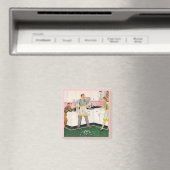 パパインエプロンレトロ1950磁石 マグネット (インサイチュ (食洗機))