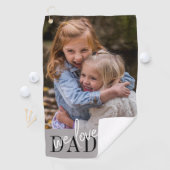 パパウェラブユーカスタム写真 ゴルフタオル (インサイチュ)