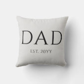 パパエストニューモダンダディがパパに昇格 クッション (裏面)