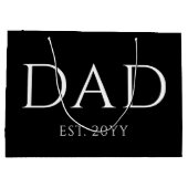 パパエストニューモダンダディがパパに昇格 ラージペーパーバッグ (裏面)