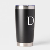 パパエストニューモダンダディがパパに昇格 保温保冷タンブラー (正面)