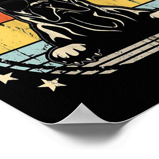 パパエバクールー世界最後のレトロスタイル最高のプレサ ポスター (角)