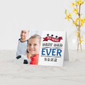 パパエバファーザーズデイタイポグラフィフォト カード (黄色い花)