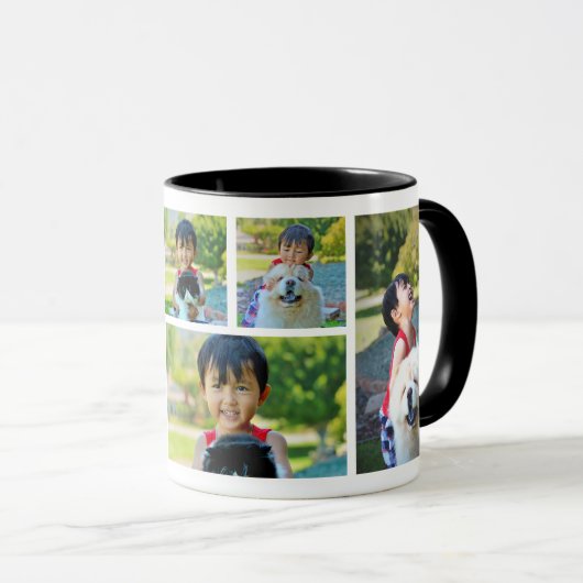 パパエバファーザーズデイ5フォトコラージュ マグカップ (正面右)