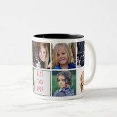 パパエバーモノグラムフォトコラージュトレンディー ツートーンマグカップ (正面右)