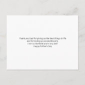 パパエバ最高のフォトコラージュファーザーズデイ 案内ポストカード (裏面)