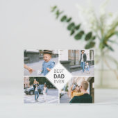 パパエバ最高のフォトコラージュファーザーズデイ 案内ポストカード (スタンド正面)