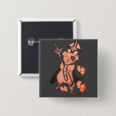 パパエメラトス2 缶バッジ (正面&裏面)