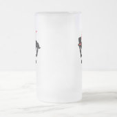 パパエレガントエバーファーズデイ フロストグラスビールジョッキ (中央)