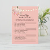 パパエレガントシャワーゲー最高のムを知るかぼちゃ 招待状 (スタンド正面)