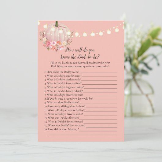 パパエレガントシャワーゲー最高のムを知るかぼちゃ 招待状 (スタンド正面)