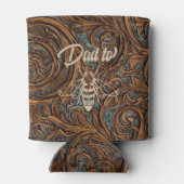 パパエレガントー彫り木材 缶クーラー (裏面)