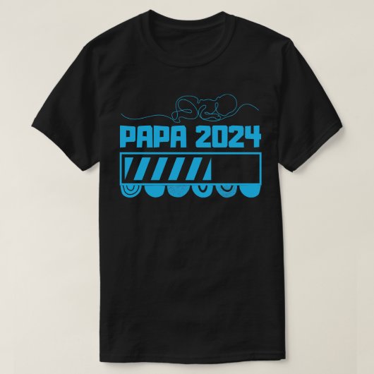 パパエンクール2024フトゥールパパアンノンスグロッセスパ Tシャツ (デザイン正面)