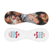 パパエ最高のバー引用文の父とベビーの写真 野球ボール (パネル)