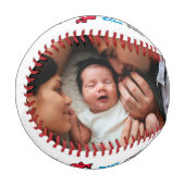 パパエ最高のバー引用文の父とベビーの写真 野球ボール (正面左)