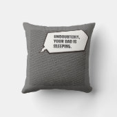 パパオフデューティ装飾用クッション クッション (裏面)