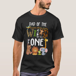 パパオブザワイルドワンズー誕生日サファリジャングルアニ Tシャツ