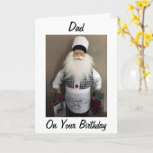 パパオン誕生日調理師 カード (黄色い花)