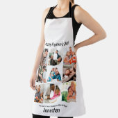 パパカスタムの父親への贈り物の日9 Photo Collage エプロン (インサイチュ)