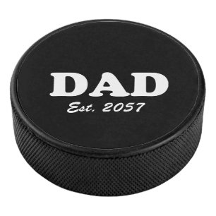 パパカスタムエスト日モダンタイポグラフィ黒 アイスホッケーパック