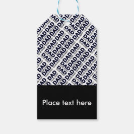 パパカスタムタイポグラフィデザイナーギフトラベル ギフトタグ