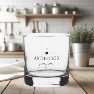 パパカスタムパ   ギフトパーソナライズされたギフト ウイスキーグラス