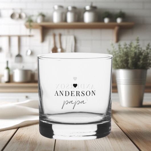 パパカスタムパ | ギフトパーソナライズされたギフト ウイスキーグラス